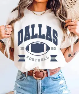 #Dallas Football Shirt,  Trendy #Dallas Football Fan Shirt, #Po.pular Dallas Tee, Cowboys Game Day Tee, Retro Cowboys Shirt