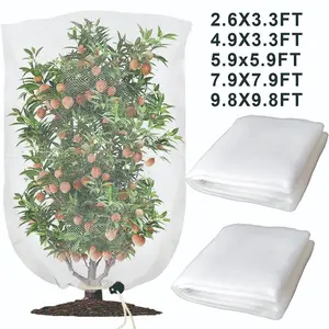 Garden Netting with Zipper and Drawstring, Outdoor Mesh Cover for Plants, Balcony, Terrace and Garden Areas, Garden Supplies