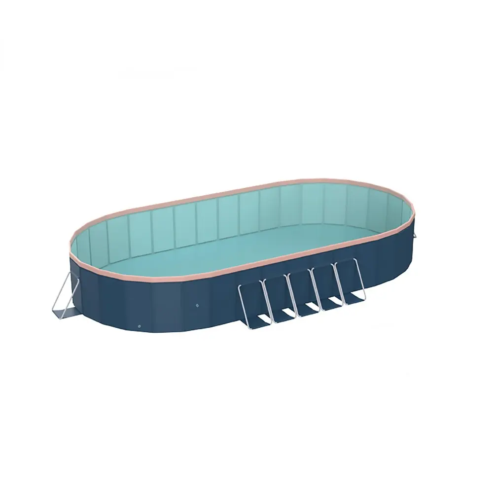 Rectangular Portable Non-Inflatable PVC Swimming Pool for Backyard - Quick Setup, Family-Friendly Outdoor Use Pools for Backyard, Portable Pool
