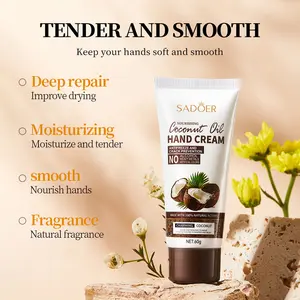 Coconut Hand Cream SADOER Hydrating Moisturizing Anti-Crack Nourishing Hand Cream Bestseller