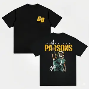 Micah Parsons #1 Retro Green Bay Football Adult and Youth T-Shirt Sweatshirt, Micah Parsons shirt, graphic t-shirts, #Ppackerrr merch, Game Day Shirt, Green Bay Football merch, men's clothing clothes merch, Streetwear, Gift For Him & Her