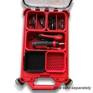 Milwaukee PACKOUT Slim Square 104 Bit Storage Bin