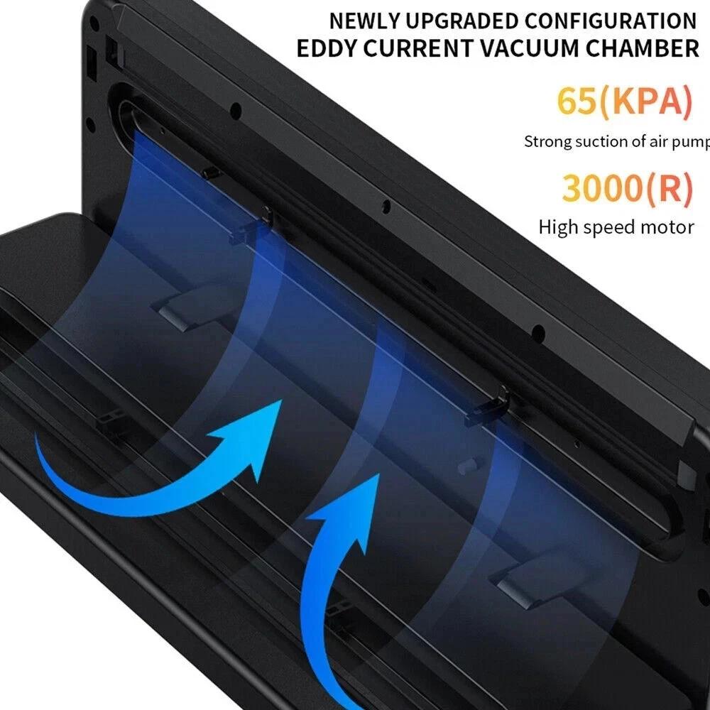 Commercial Vacuum Sealer Machine Seal a Meal Food Saver System with 10 Free Bags for Efficient Storage and Versatile Use