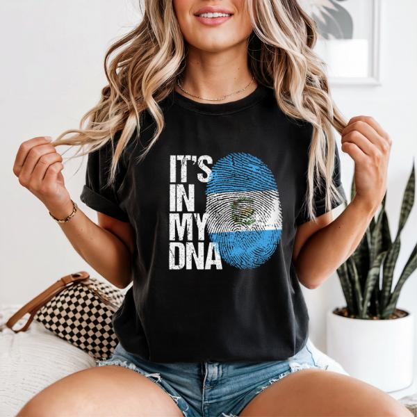 Guatemala T-Shirt It's In My DNA Guatemala Flag Tee Adult Unisex