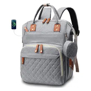 Diaper Bag Backpack Baby Bag, Nappy Bag Backpack, Baby Girl Boy Diaper Bag for Dad Mom, 16 Pockets, Pacifier Case, Large Diaper Bags Unisex for Travel