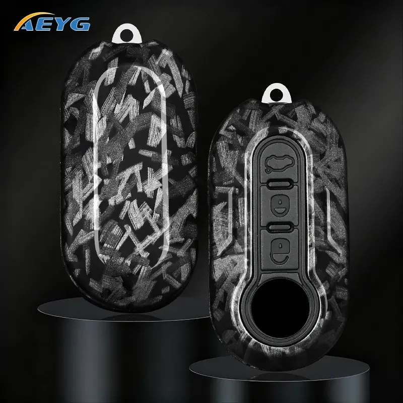 1 Piece ABS Car Flip Key Case Cover Shell For FIAT 500 Ducato Punto Panda Lancia Musa For Citroen Jumper Peugeot Boxer key chain Accessories Car Key Protector Key Covers For Car Keys Car Key Accessory