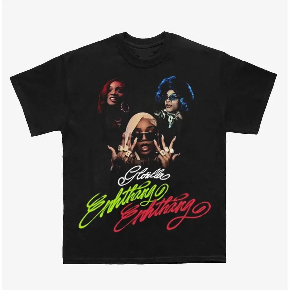 Retro GloRilla T-Shirt, Southern Hip Hop Graphic Tee, Unisex Streetwear