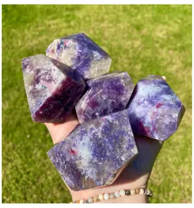 Unicorn Stone Polished Free Forms Large Crystals Purple Lepidolite, Smokey Quartz, Pink Tourmaline Free Gift Wrap You Choose Crystal
