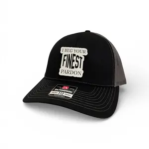 (I Beg Your Finest Pardon) Adjustable Snapback Cap or Knit Beanie