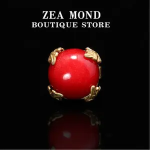 Copper alloy, resin, non-jade, glass women's ring BD-ZH-12