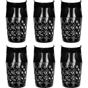 6 Pack Large Capacity Heavy Duty Plastic Web Pool Table Pockets - Replacement Pockets for Billiard Tables (Set of 6)