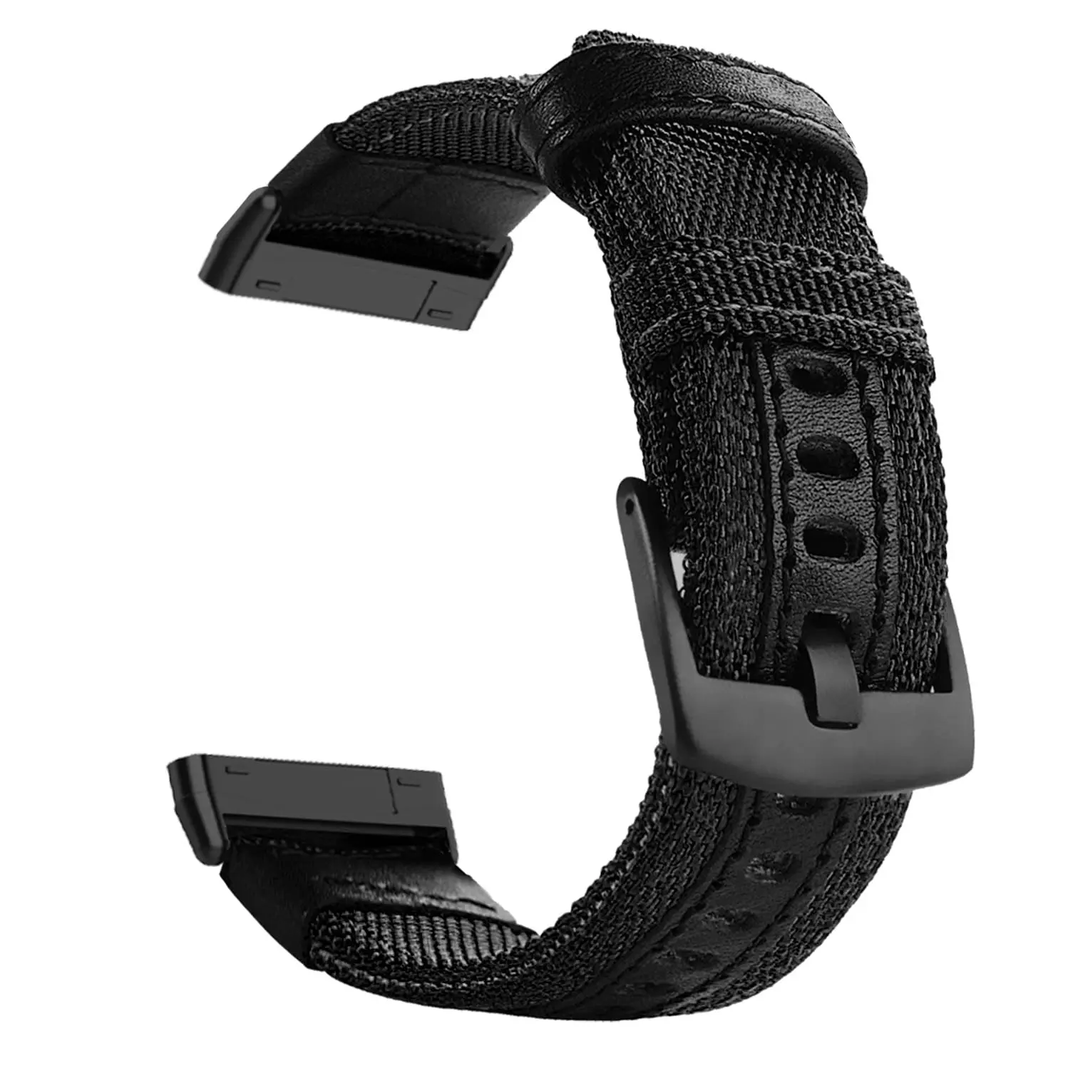 Nylon Watch Band, Smart Watch Strap, Breathable Woven Fabric Durable Wristband Band, Compatible with Fitbit Versa 3/Sense, Smart Watch Accessories