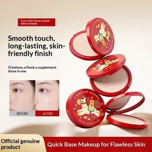 Morning Mist HD Powder Highlighter Trio, Long-Lasting Makeup Setting Powder, Flawless Finish, Concealer, Single Item