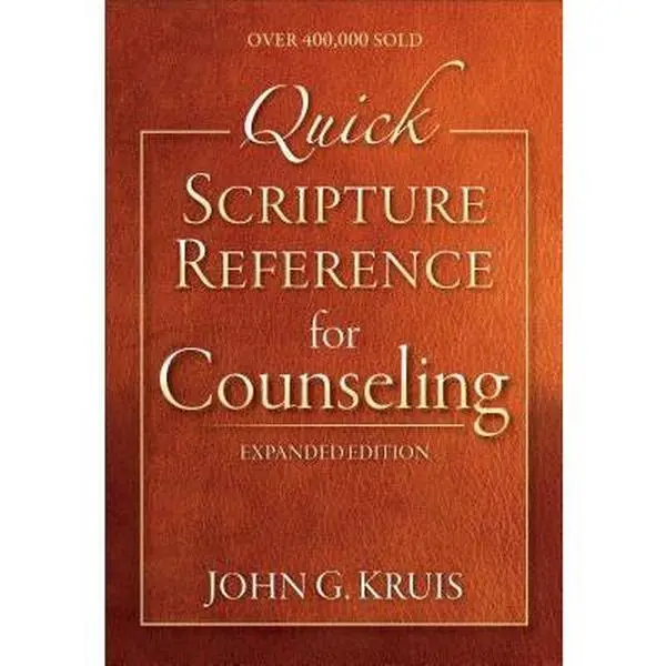 USED Book - Quick Scripture Reference for Counseling by Kruis, John G. (Spiral-bound) - english
