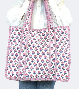 Jane Tote Blue/Pink by Farylina
