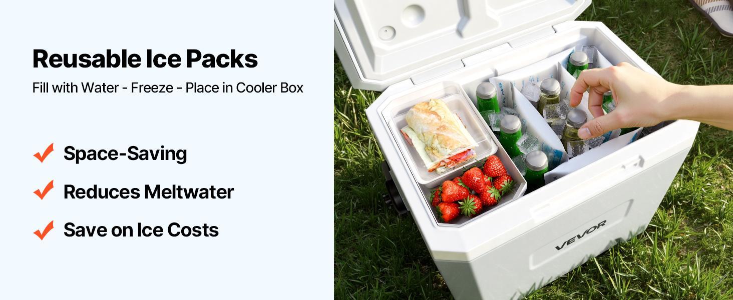 VEVOR 17QT Hard Cooler, Portable Travel Cooler with Leak-Resistant Coolbox, 48-Hour Cooling, Insulated Chest, Cooler Carry Handle, Ultra-Light Camping Gear and Equipment for Outdoor Trips, Camper Cooling Solutions, Hiking/Camping VEVOR 17QT Hard Cooler, Portable Travel Cooler with Leak-Resistant Coolbox, 48-Hour Cooling, Insulated Chest, Cooler Carry Handle, Ultra-Light Camping Gear and Equipment for Outdoor Trips, Camper Cooling Solutions, Hiking/Camping