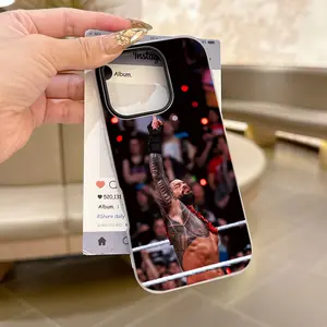 Roman R-Reigns Wrestler Phone Case Suitable for iPhone 17 16e 16 15 14 13 12 11 Pro Max Air XR XS X 7 8 Plus Soft TPU Matte Double-layer Back Cover
