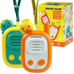 Walkie Talkies for Kids, 2 Pack Handheld Walki Talki with Wearable Lanyard for Outdoor Camping Games Xmas Toys Gifts for Boys Girls Kids