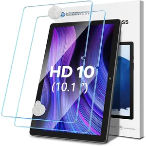2-Pack Tempered Glass for - W10Y Fire  10 Screen Protector 10.1Inch (2023/2021,13th/11th Gen), 9H Glass for W10Y Fire  10 Tablet Screen Protector [Easy Installation][Anti-Scratch]
