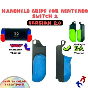 Joy-Con Handheld Console Grips for Nintendo Switch 2 Ergonomic Comfort Grip with Dockable Feature Enhance Your Gaming Experience