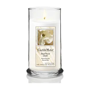 Courtside Market Magnolia Bloom Status Candle G lass, 18 oz