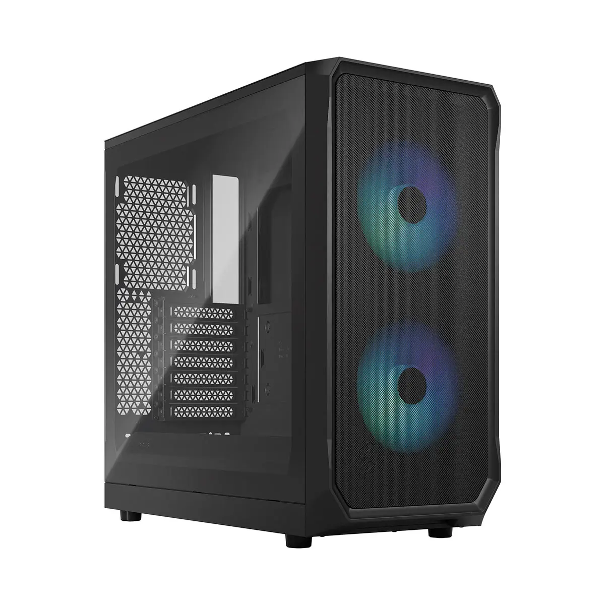 Fractal Design Focus 2 ATX Mid-Tower Computer Case, Solid Black