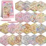 20-Set Unisex Miniature Scene Sticker Album DIY Paper Craft Hobbies Kit for Adults - Scrapbook Supplies with Colorful Castle, Cute Stickers, Stress-Free DIY Components for Bedroom (All Inclusions Provided)