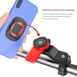 Adjustable Bike Scooter Navigation Phone Bracket Holder, Motorcycle & Mountain Bicycle Handlebar Stem Support Rack, Cycling Accessory