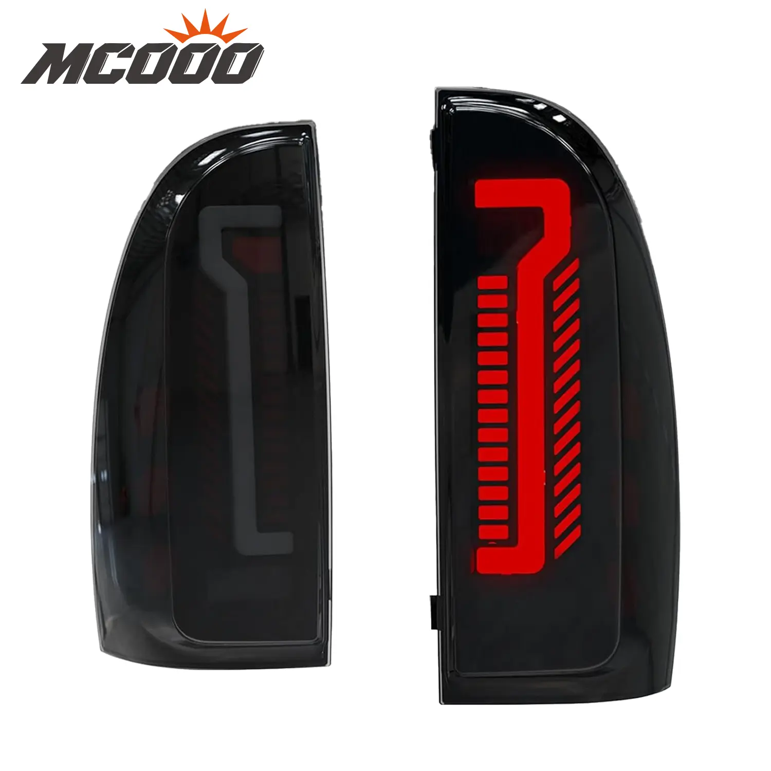 2005-2015 Toyota Tacoma 2nd Gen Sequential LED Tail Lights | Smoked | Start-Up Animation & Dynamic Turn Signal