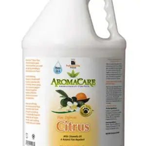 PPP AromaCare Citrus Flea Defense Shampoo for Dogs & Cats - Natural Formula with Citronella & Cedar Oil - Safe & Effective Flea Control