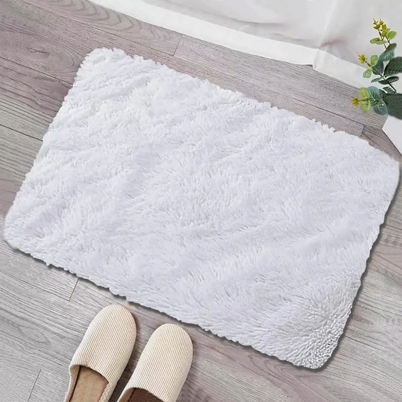Fluffy Rug, 1 Count Casual Boho Style Soft Carpet with Anti-slip Base, Indoor Decorative Carpets for Living Room Bedroom Floor Game Room
