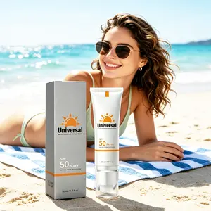 sunscreen to prevent sunburn and tanning Universal Protector Solar SPF 50, Protector Solar Con Color, Hydrating Sun Essence Face Sunscreen, No Sticky Waterproof，sunscreen to prevent sunburn and tanning