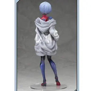 23CM Ayanami Rei Figure Flight Suit AnimeRebuild Of Evangelion Model Toy Gift Collection Ornaments Artwork PVC Ayanami Rei
