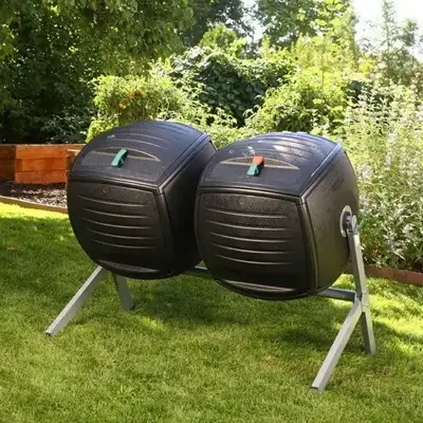 Lifetime Double Bin Rotating Composter (100 gallon)