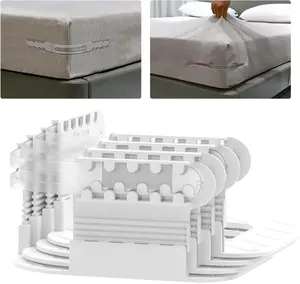 Bed Lock Sheet Holders for Corners with Lock Strips Heavy Duty Fitted Sheet Fasteners Fit on All Mattress Sizes Easy Installation Durable Anti-Slip Design mattress size