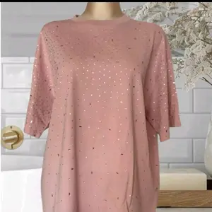 Oversized Rhinestone T- Shirt