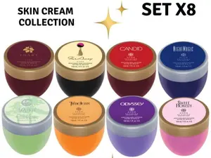 Avon Skin Cream Collection Set of 8 – Perfumed Body Lotions Imari, Far Away, Candid, Night Magic, Haiku, Timeless, Odyssey, Sweet Honesty