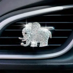 Elevate Your Car's Aroma With This Stylish Elephant Car Air Vent Perfume Clip, Car Interior Accessories
