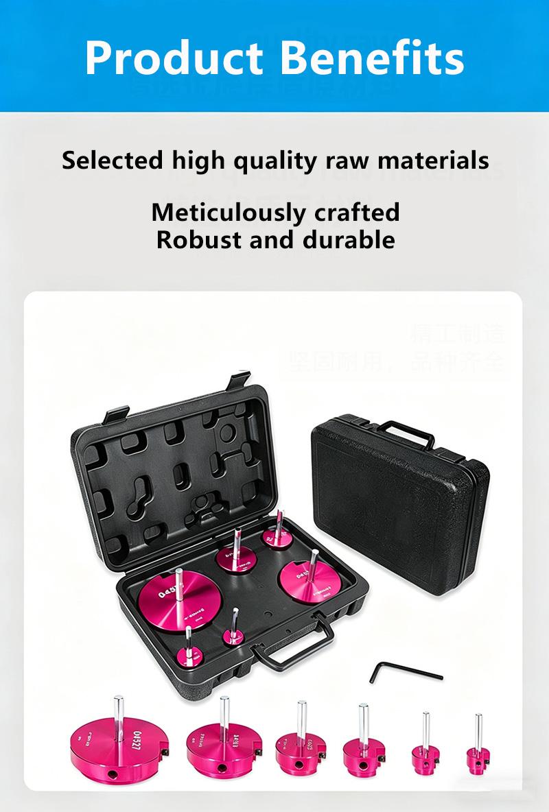 6pcs Multi-Size Plastic Pipe Fitting Reamer Kit with Carbide Tips Cutter - PVC Drill Cutting Metal Rotary Tool for Plumbing Tasks, Reusable for 0.5", 0.75", 1", 1.5", 2", 3", 4" Pipes 6pcs Multi-Size Plastic Pipe Fitting Reamer Kit with Carbide Tips Cutter - PVC Drill Cutting Metal Rotary Tool for Plumbing Tasks, Reusable for 0.5", 0.75", 1", 1.5", 2", 3", 4" Pipes