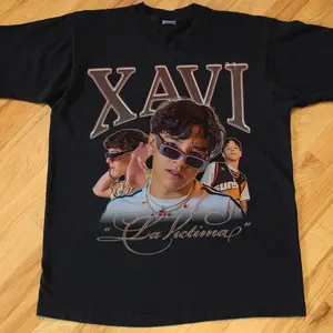 XAVI vintage look t-shirt playera regional mexicano| XAVI Tshirt Mexican Corridos musica la diabla Merch La victima latino