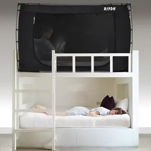 Bed Tent Bed Bunk Twin Size Tents for Adult and Kids- Original Dream Tent Indoor Sleeping Tents 80% Blackout with 3 Doors Breathable Big Tents