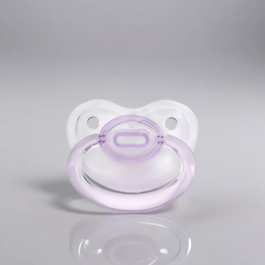 Crystal Clarity Adult Pacifier-Purple