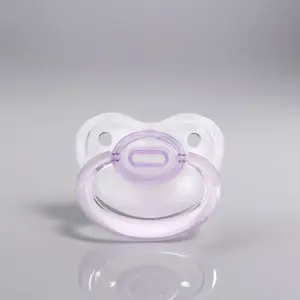 Crystal Clarity Adult Pacifier-Purple
