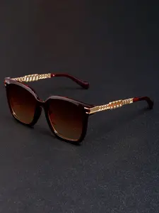 Vintage Square Fashion Glasses, Bohemian Style High-End Eyewear, Unisex Photo Shoot Daily Wear Decorative Glasses