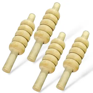 CBB Cricket Wicket Stumps Bails Standard Duty Pack of 4 Standard Size