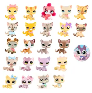 littlepeta miniature cat and dog shorthair cat crouching cat wolfcat kitten kitty for Boys and Girls - Perfect Xmas Gift