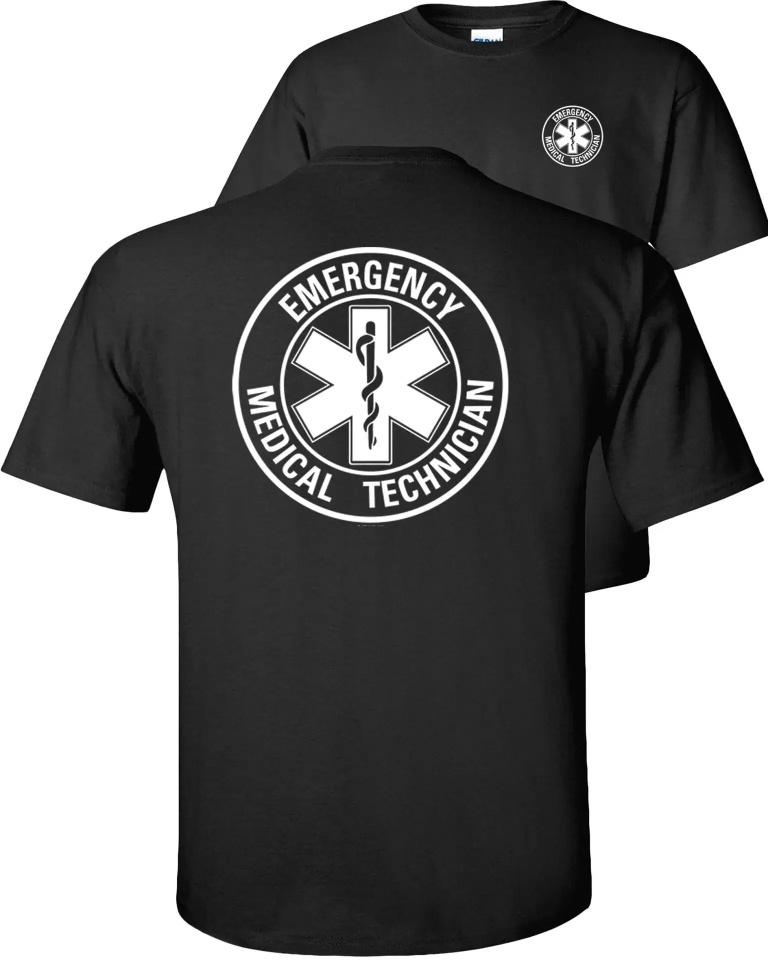 Emergency Medical Technician EMT T-Shirt – Star of Life EMS Graphic Tee, Paramedic First Responder Shirt, Ambulance Rescue Gift Shirt for Men