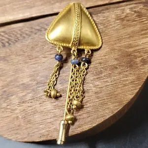 D&C pin B505 antique gold filled ancient pin collectible