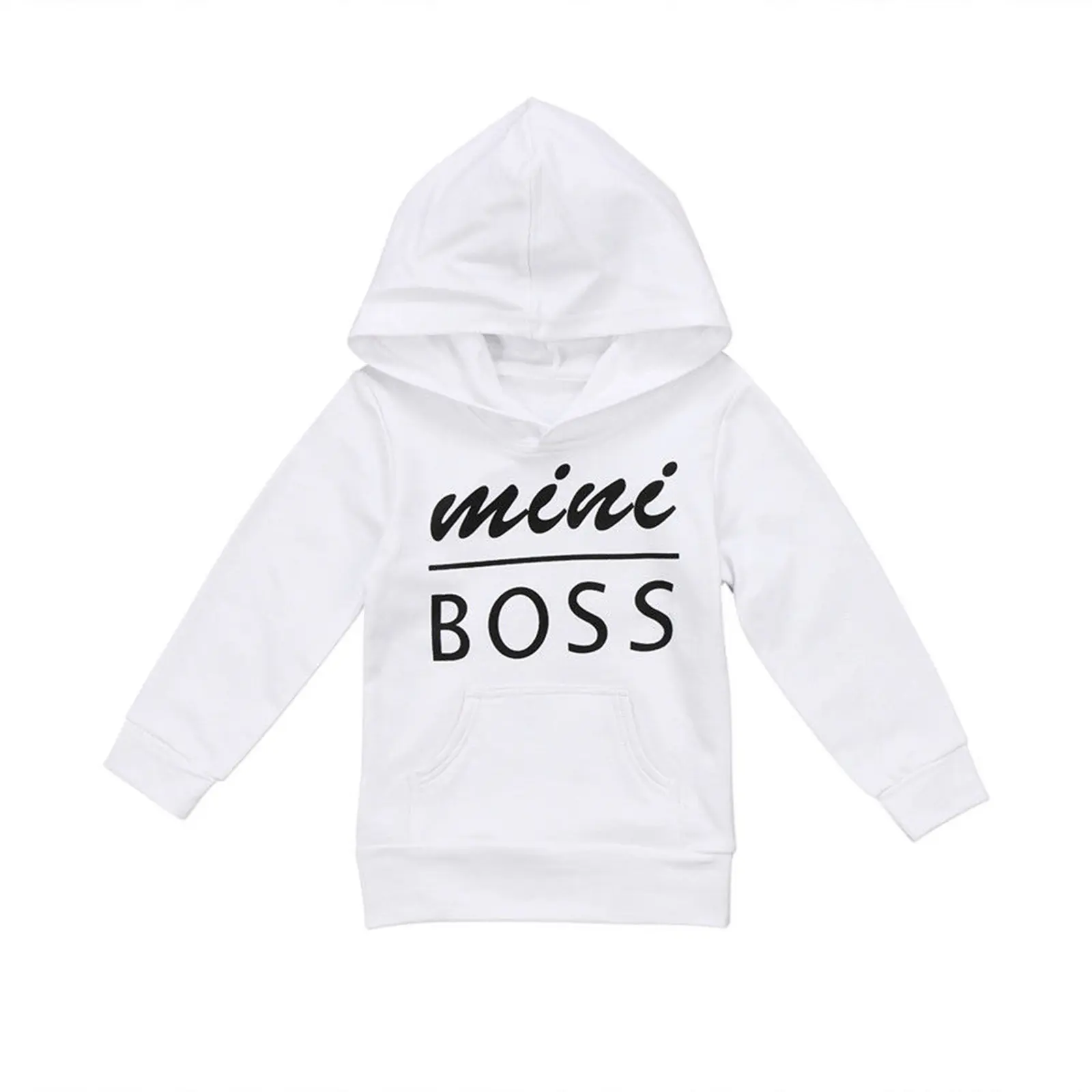 Afunbaby Baby Boy Girls Hoodies Long Sleeve Pullover Cute Letter Printed Casual Loose Sweatshirt