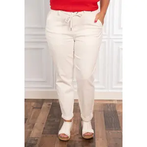 Judy Blue White Out Cuffed Jogger